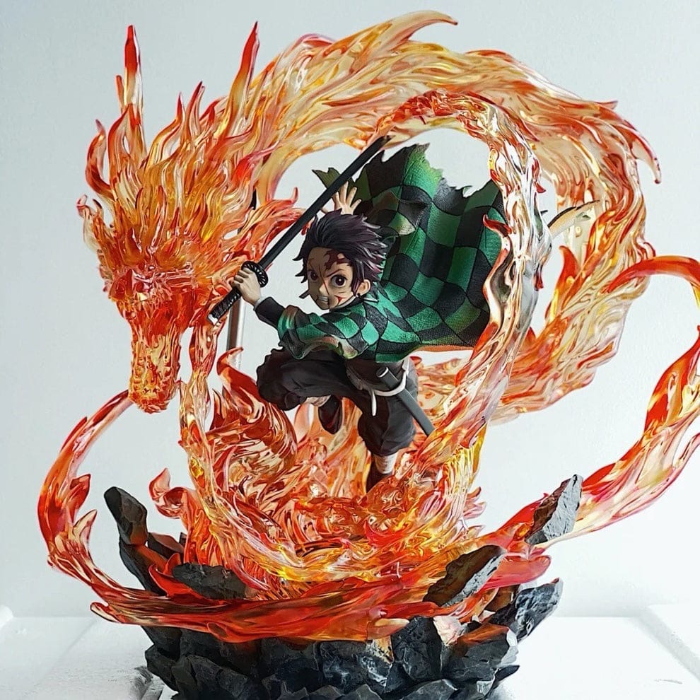 Tanjiro Dance of Fire Fiery Dragon 30 cm
