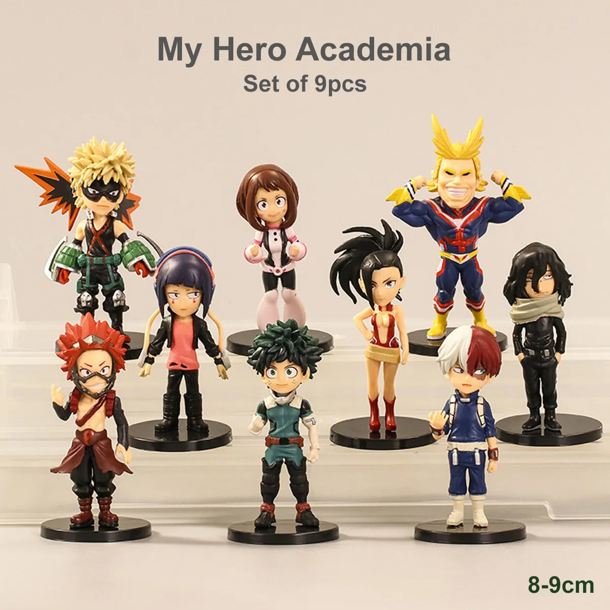 My Hero Academia Set of 9pcs Action Figure