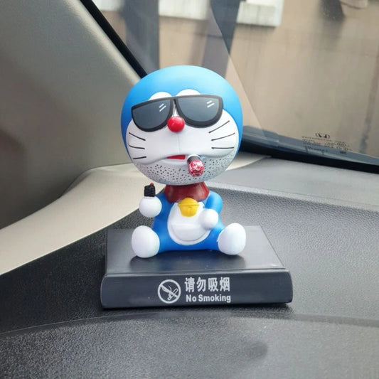 Doraemon Smoking Cute Bobblehead 12cm