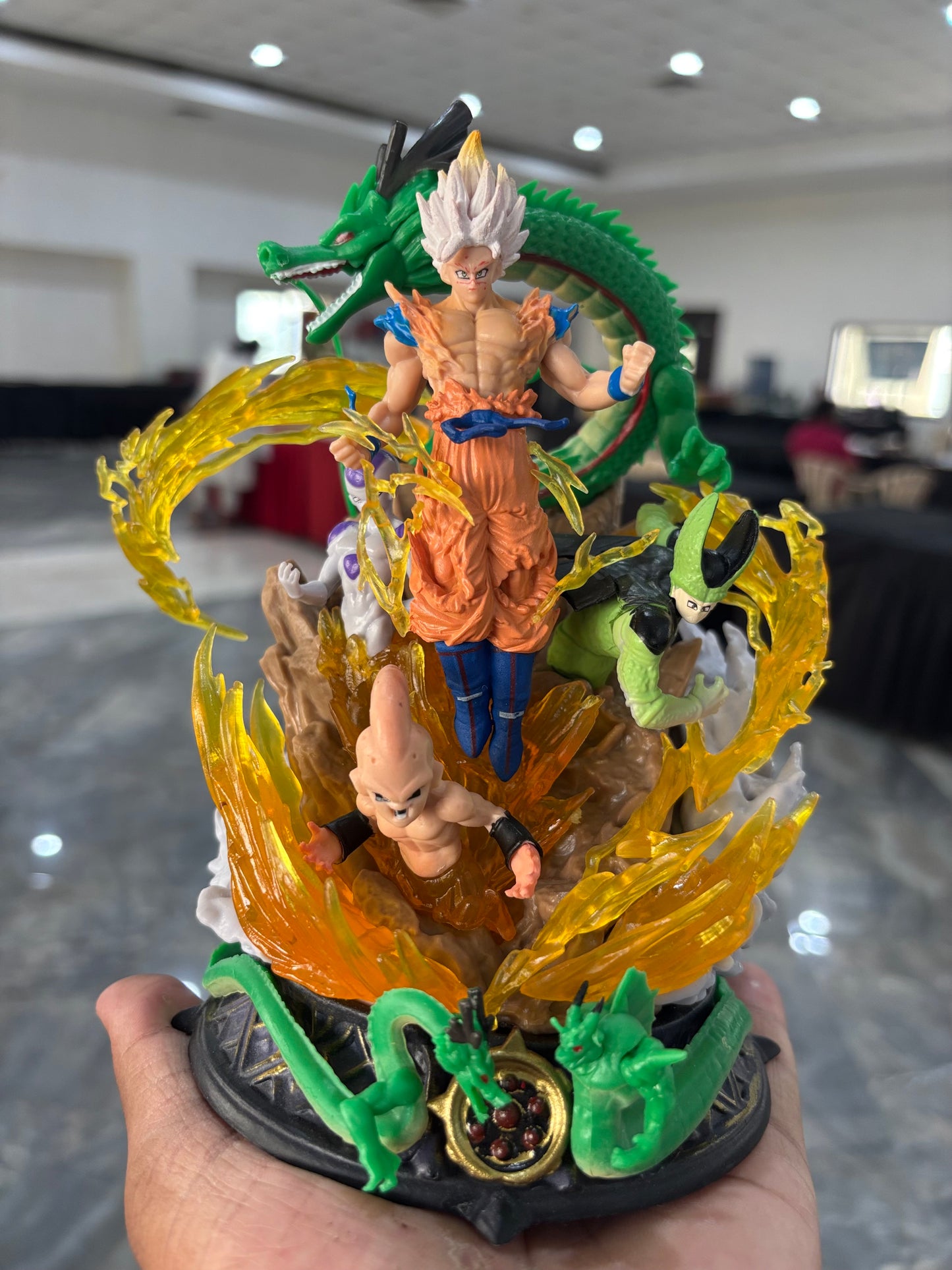 Goku Battle Mode with Shenron 23cm Action Figure | DBZ | Otaku Orbit