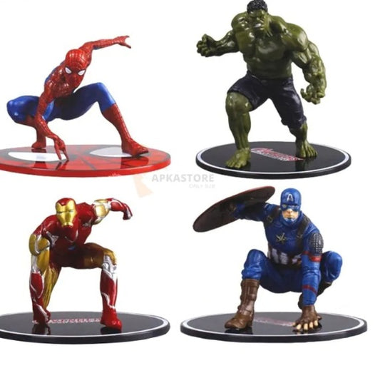 Avengers 4pcs Set 9-13cm Action Figure
