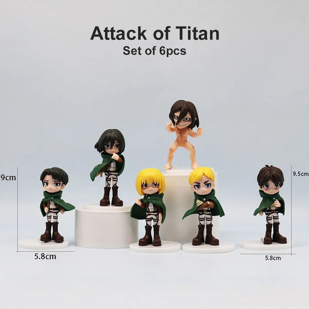 Attack on Titan Set of 6pcs