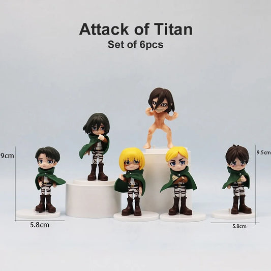 Attack on Titan Set of 6pcs