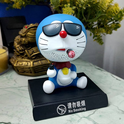 Doraemon Smoking Cute Bobblehead 12cm