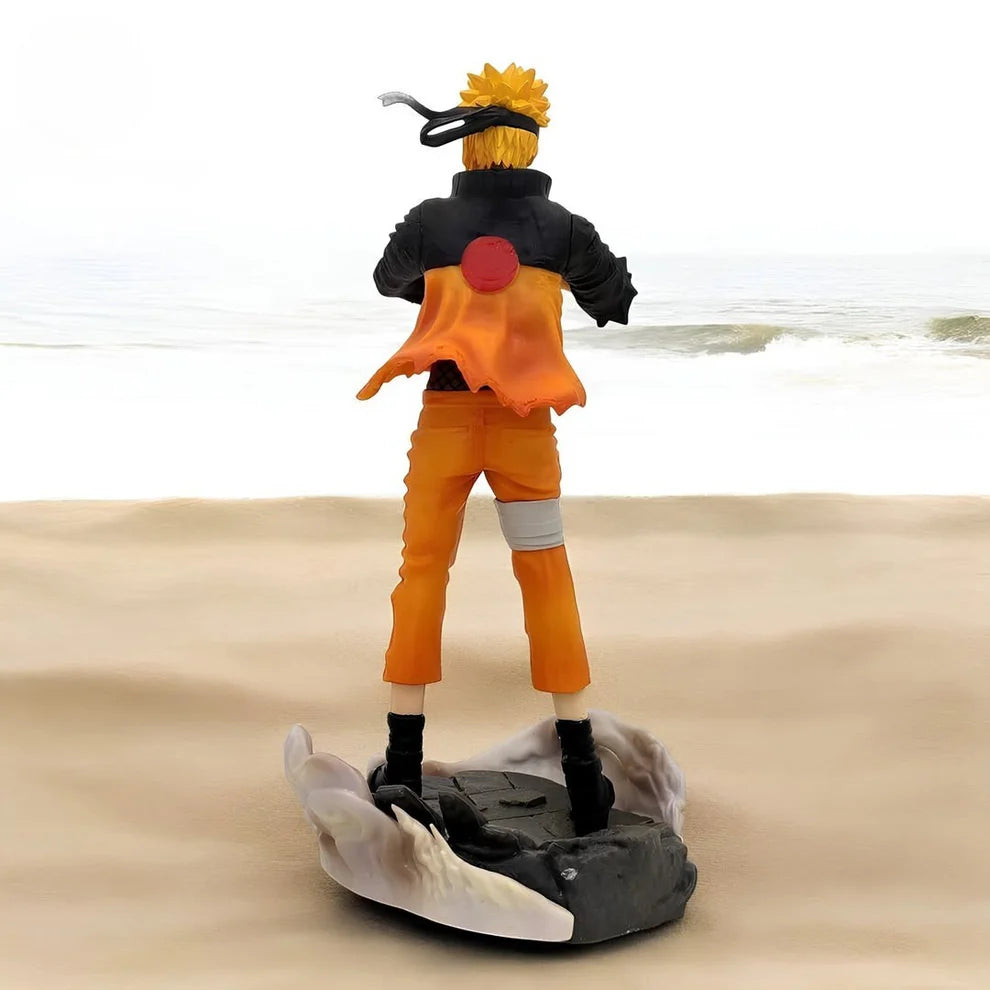 NARUTO SHIPPUDEN FIGURE SHINOBI UZUMAKI NARUTO WITH BOX 22 CM - Naruto
